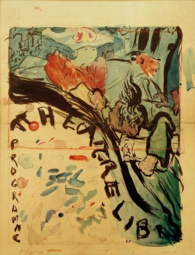 Project of the Program for the Free Theater by Edouard Vuillard